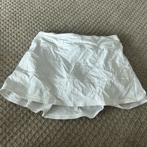 White lululemon skirt long version size 8.